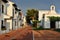 The court yard of the spanish houses in Alcossebre