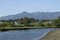 Courtenay river view towards the mountains