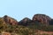 The Courthouse Butte Loop Trail leading to the red sandstone and white limestone mountains of Sedona