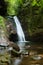 Courthouse falls from water level