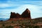 Courthouse Rock in Arches National Park