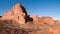 Courthouse Towers area at Arches National Park seen from the La Sal Mountains Viewpoint