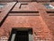 Courthouse wall, from the county jail yard, San Andreas, California