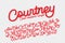 Courtney cool modern script font