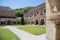 Courtyard of Abbaye de Fontenay, Burgundy, France