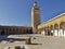 The courtyard of the Al-Zaytuna mosque in Tunis, Tunisia.