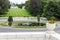 Courtyard American cemetery WW1 soldiers died at Battle of Verdun