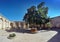 Courtyard of ancient madrasah. Uzbekistan. Khiva