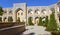 Courtyard of ancient madrasah. Uzbekistan. Khiva