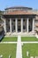 The courtyard of the archaeological Museum with antique columns