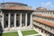 The courtyard of the archaeological Museum with antique columns