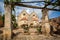 Courtyard of the Arkadi Monastery in Crete