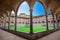 Courtyard of basilica Santa Croce