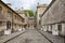 Courtyard behind orangery in Dyrham Park House