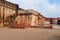 Courtyard of cannon foundry in Jaigarh Fort. Jaipur. India