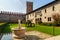 Courtyard of Castelvecchio is castle. Verona. Italy