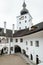 Courtyard of Castle Orth in Austria