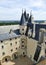 Courtyard of the castle of Saumur