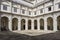 Courtyard at the church of sao vicente de fora in Lisbon, Portugal