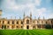 Courtyard of the Corpus Christi College in Cambridge, UK