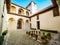 Courtyard in Dal al Horra palace in Granada, Spain