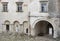 Courtyard and entrance to the Olesko Castle