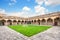 Courtyard of famous University of Salamanca, Castilla Leon, Spain