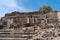 Courtyard of the Four Temples Patio de los Cuatro Templos. Platforms in ancient Teotihuacan. Travel photo.