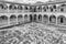 Courtyard of the friary of Saint Francis Church, Assisi, Italy