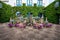 Courtyard garden of Viana Palace in Cordoba, Andalusia, Spain