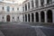 Courtyard of Giacomo della Porta in Rome, Italy