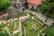 Courtyard of the Holy Monastery of Rousanou in Greece