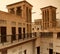 Courtyard houses with wind towers