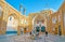 The courtyard of Imam Zadeh Jafar Shrine, Yazd, Iran