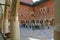 Courtyard of Jagiellonian University, Krakow, Poland