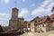 Courtyard of Kaiserburg castle in Nuremberg