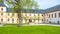 Courtyard of Kuks baroque hospital complex