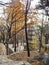 Courtyard with large stupa in Yanku Sceniic area, Laoshan