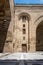 Courtyard of Mamluk era public historic mosque of Sultan Barquq, Cairo, Egypt