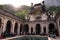 Courtyard of the mansion of Parque Lage in Rio de Janeiro, Brazil