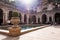 Courtyard of the mansion of Parque Lage in Rio de Janeiro, Brazil