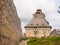 Courtyard of medieval Kasperk Castle in South Bohemia, Czech Republic