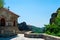 The courtyard the monastery of Meteora, Thessaly