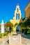 Courtyard of the Monastery of Paleokastritsa at Greek island Cor