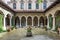 Courtyard of museum dwelling in the center of Bucharest with peristyle