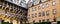 Courtyard of a neo-gothic castle