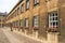 Courtyard of one of the University in the city Cambridge in England.