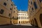 Courtyard of Orlik nad Vltavou castle