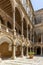 Courtyard of Palazzo dei Normanni (Palace of the Normans, Palazzo Reale) in Palermo city