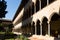 Courtyard of Pedralbes Monastery at Barcelona